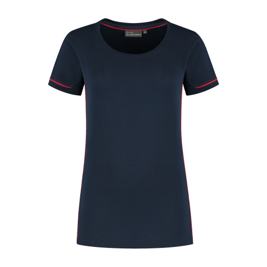santino-contrast-t-shirt-cal-ladies-navy-rood