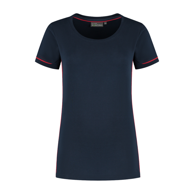 santino-contrast-t-shirt-cal-ladies-navy-rood