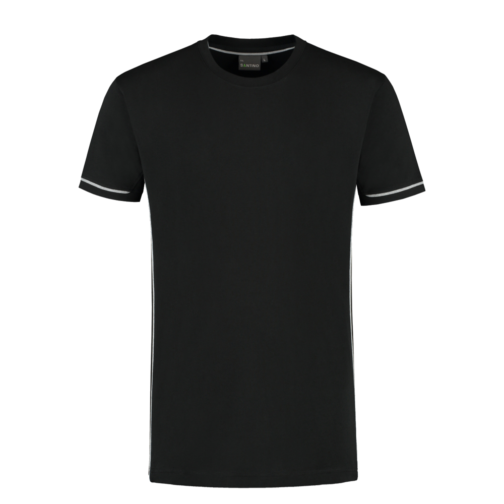 santino-contrast-t-shirt-cal-zwart-grijs