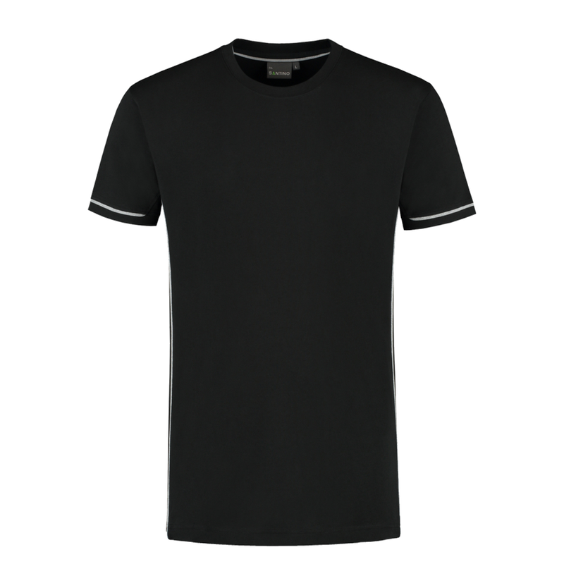santino-contrast-t-shirt-cal-zwart-grijs