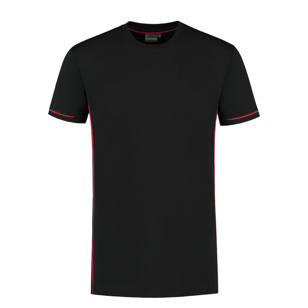 santino-contrast-t-shirt-cal-zwart-rood