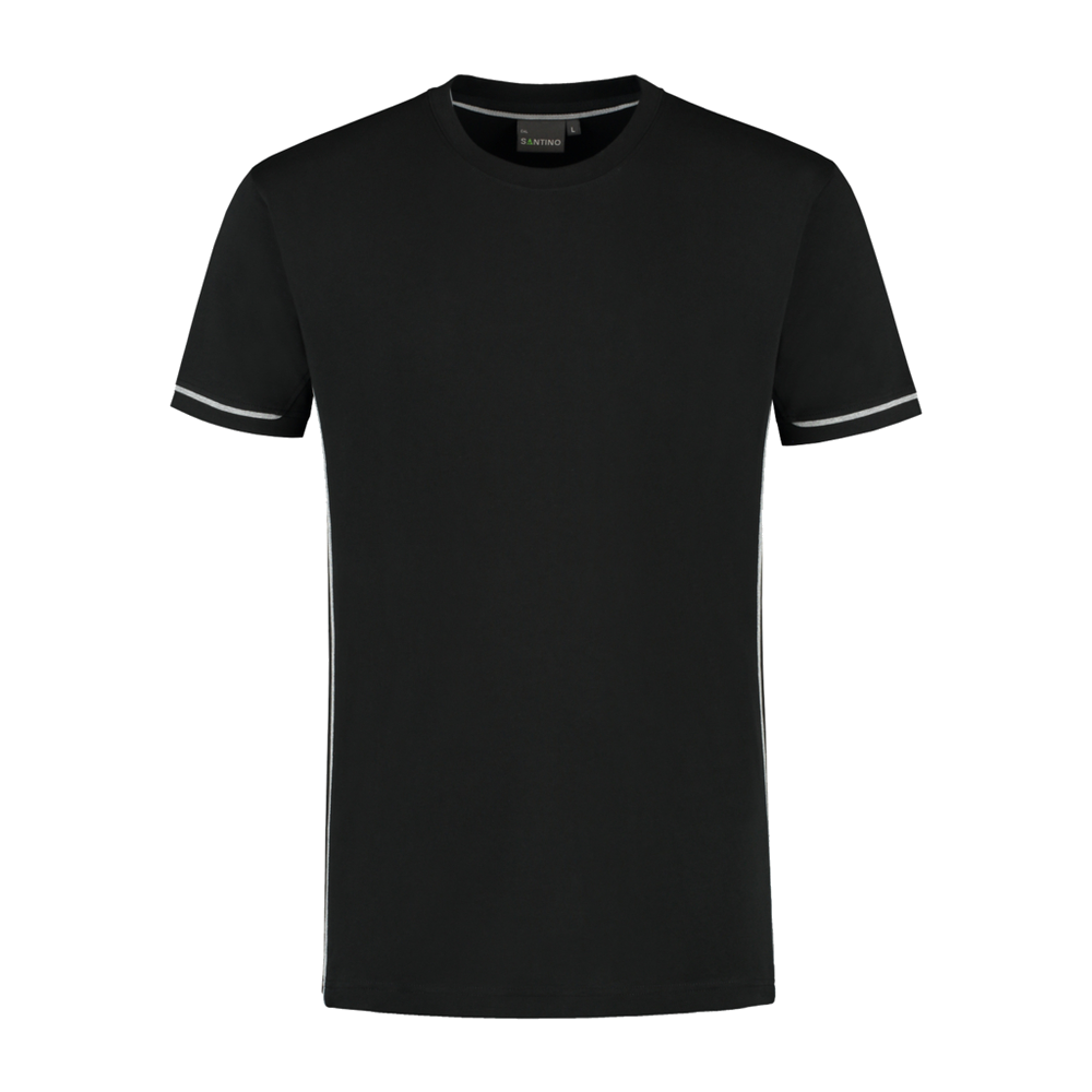 santino-contrast-t-shirt-cal-zwart-grijs