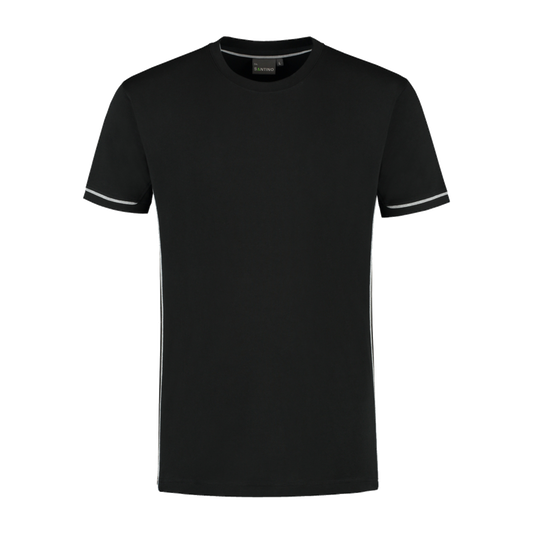 santino-contrast-t-shirt-cal-zwart-grijs