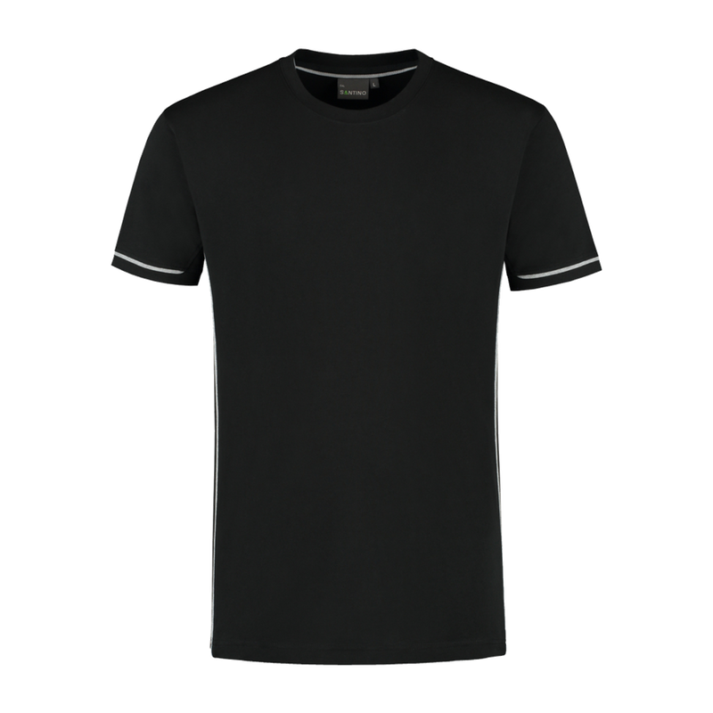 santino-contrast-t-shirt-cal-zwart-grijs