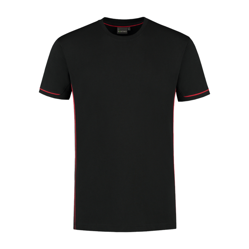 santino-contrast-t-shirt-cal-zwart-rood