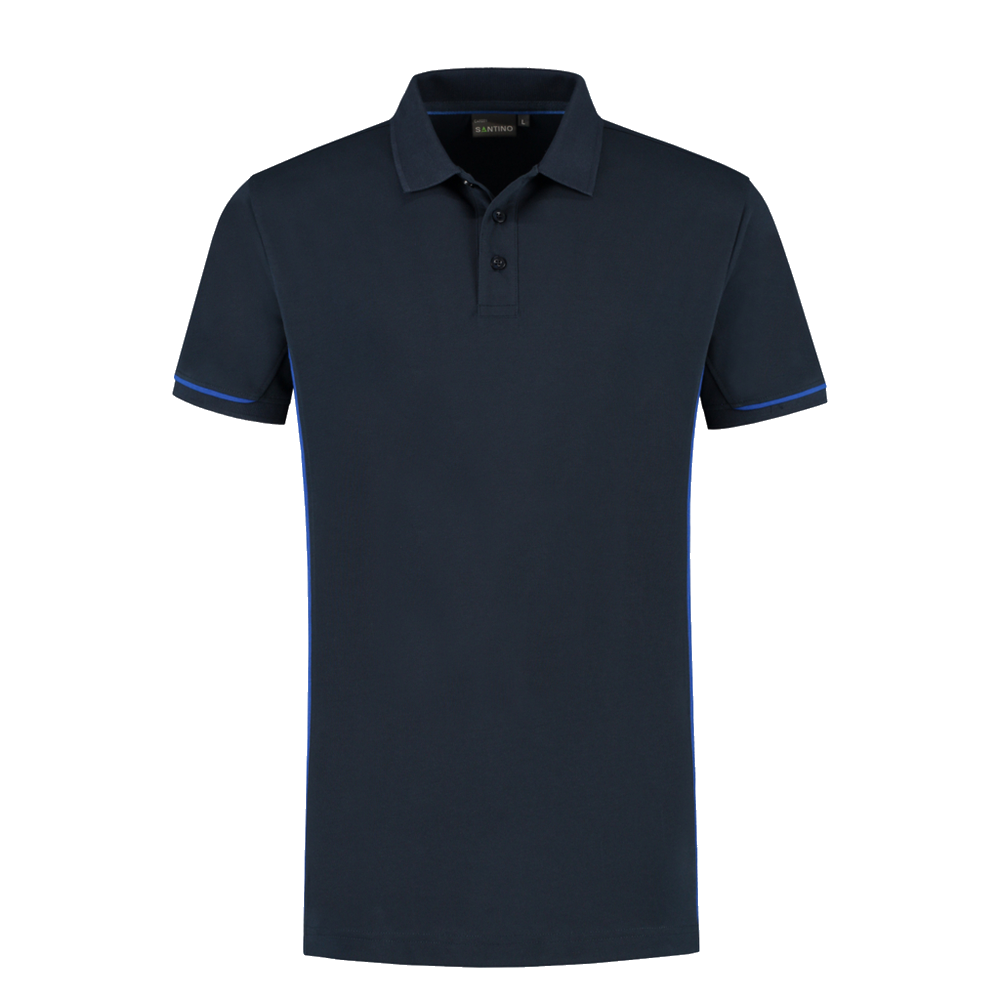 santino-contrast-poloshirt-carsen-navy-kobaltblauw