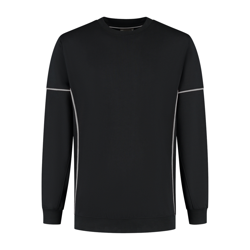 santino-contrast-sweater-chris-zwart-grijs