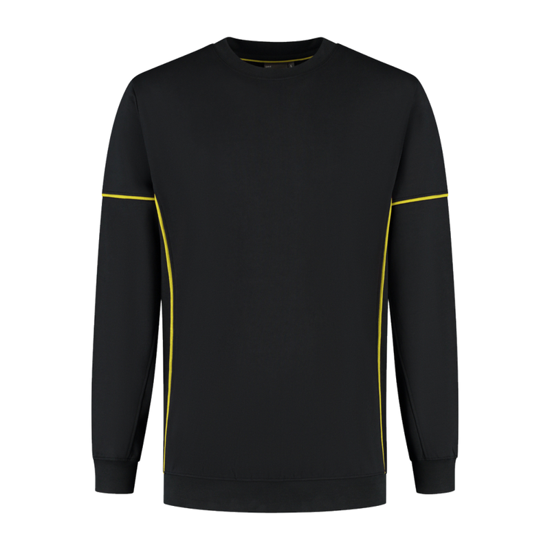 santino-contrast-sweater-chris-zwart-geel