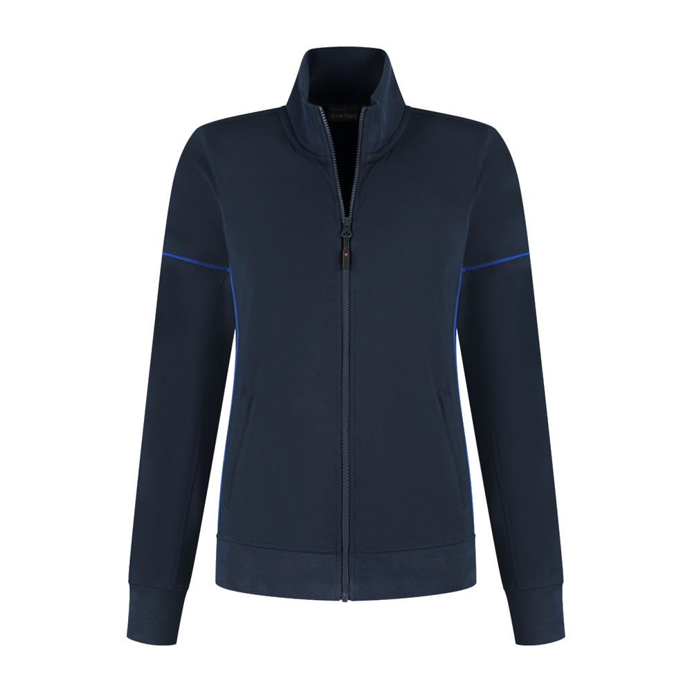 santino-contrast-sweatvest-colt-ladies-navy-kobaltblauw