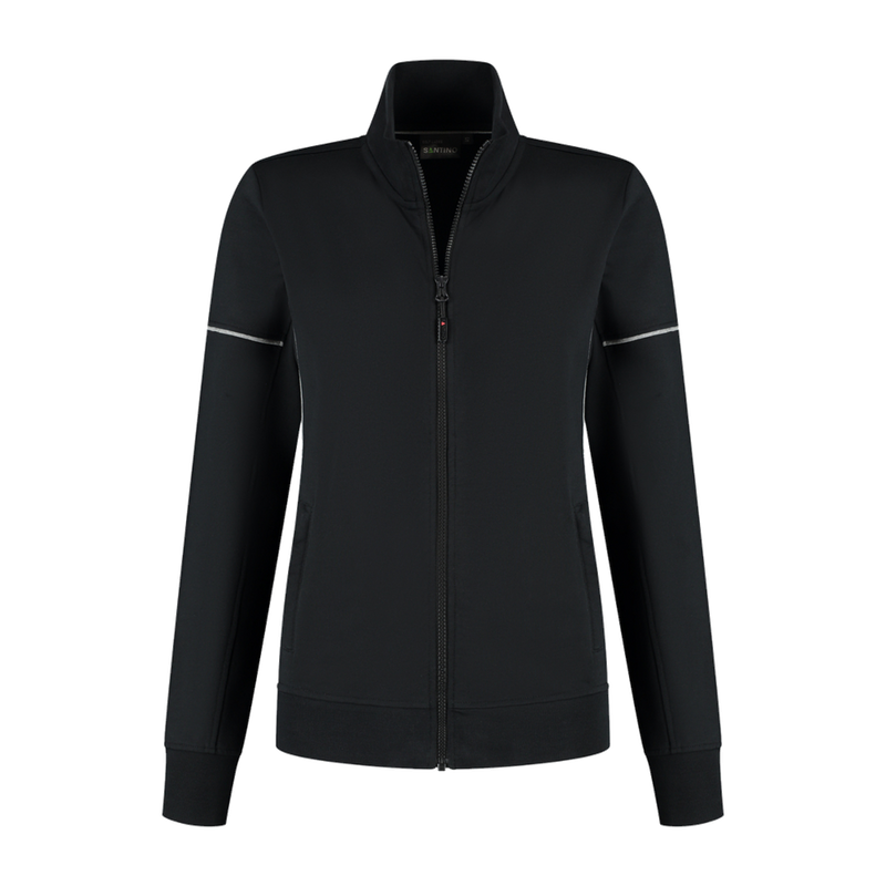 santino-contrast-sweatvest-colt-ladies-zwart-grijs
