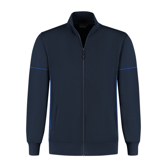 santino-contrast-sweatvest-colt-navy-kobaltblauw