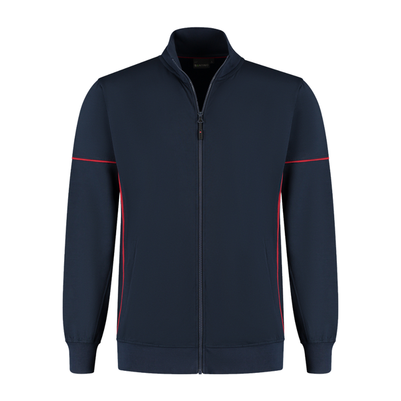 santino-contrast-sweatvest-colt-navy-rood