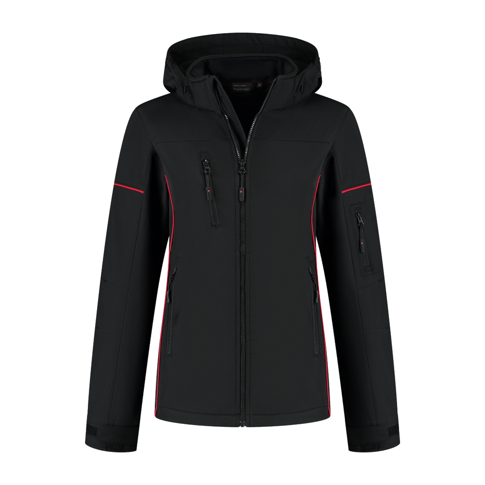santino-contrast-softshell-jacket-curtis-ladies-zwart-rood