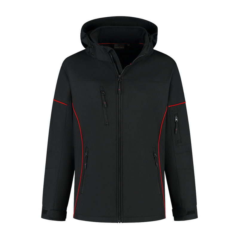 santino-contrast-softshell-jacket-curtis-zwart-rood