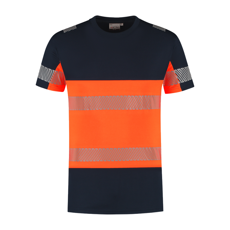 santino-en-vis-t-shirt-haris-navy-oranje