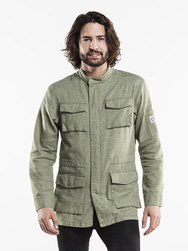 chaud-devant-basix-parka-green-koksbuis-mosgroen