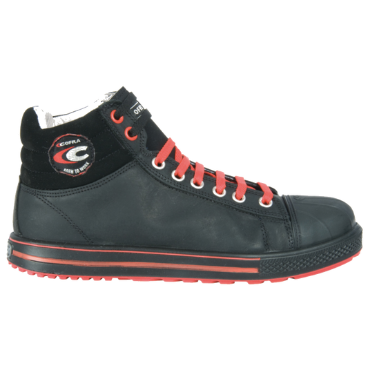 cofra-steal-hoog-s3-zwart-rood