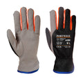 12 Paar Portwest Wintershield Glove (Zwart/Oranje)