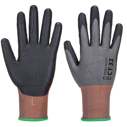 12 Paar Portwest Micro Foam Nitril Cut C Handschoen CT32