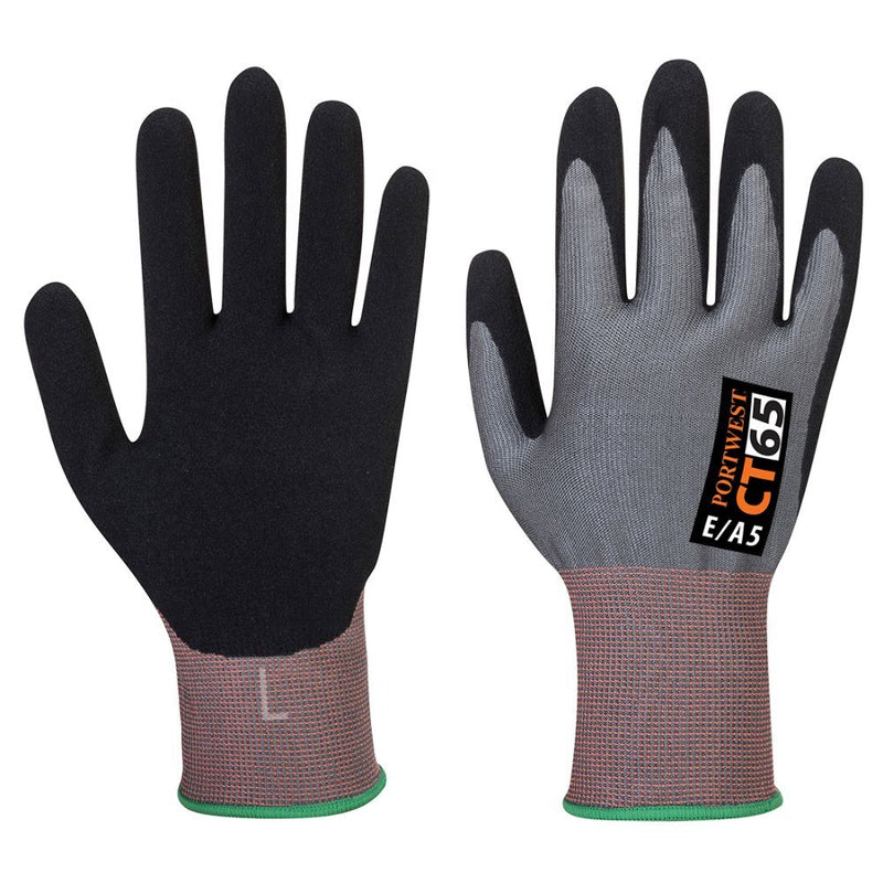 12 Paar Portwest Micro Foam Nitril Cut E Handschoen CT65