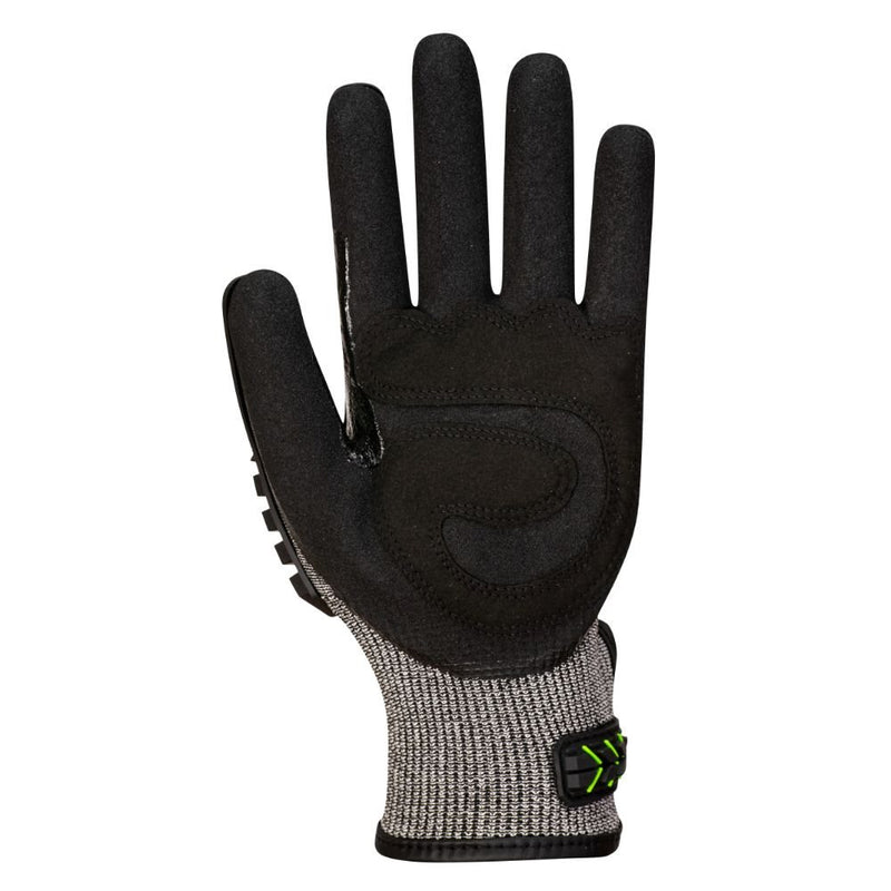 12 Paar Portwest VHR15 Nitril Schuim Impact Handschoen Cut F A755