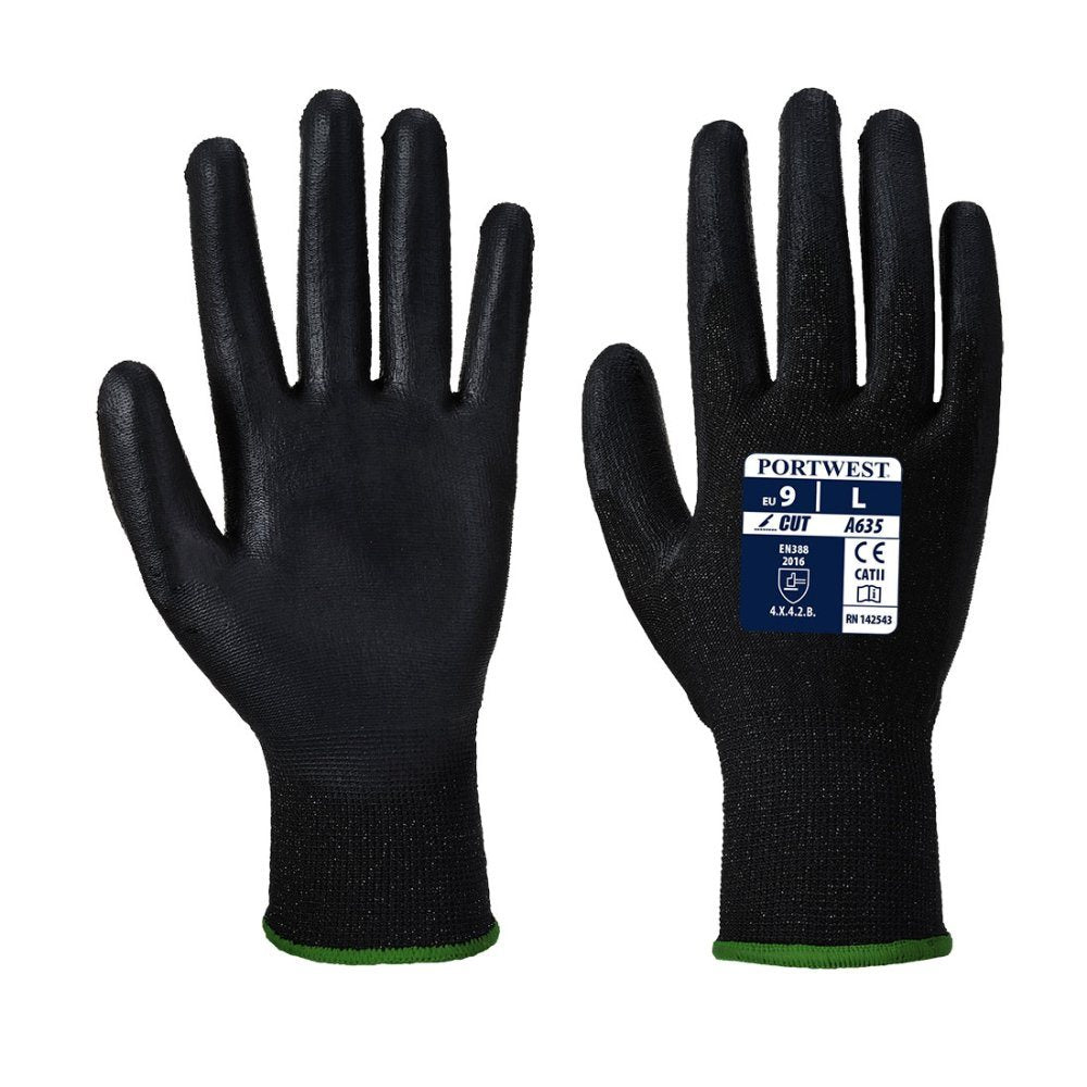 12 Paar Portwest Eco-Snijbestendige Cut 3 / B Handschoen A635
