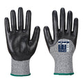 12 Paar Portwest 3/4 Nitilschuim Cut 5/D Handschoen (Zwart)