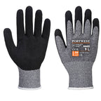 12 Paar Portwest Handschoen Cut 5 & E (Grijs)