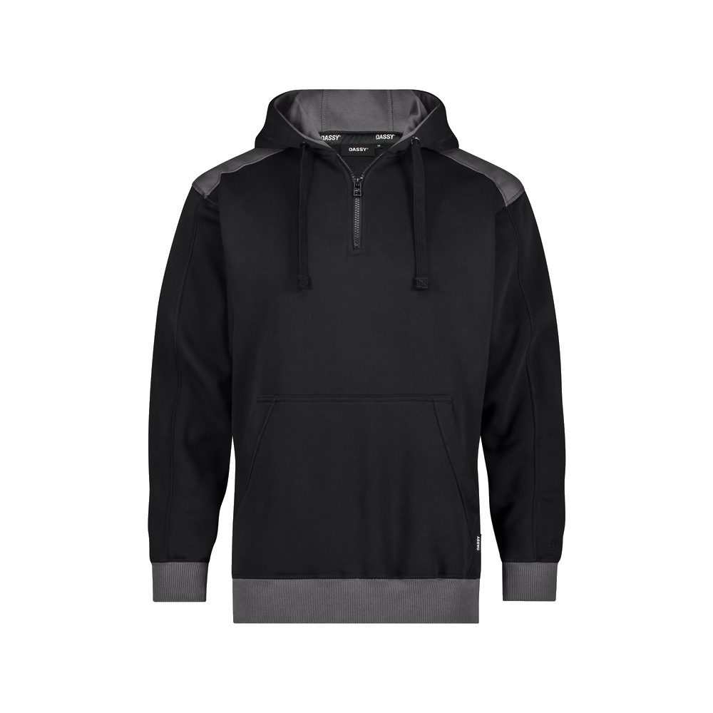 dassy-d-fx-flex-indy-next-sweater-met-kap-zwart-antraciet