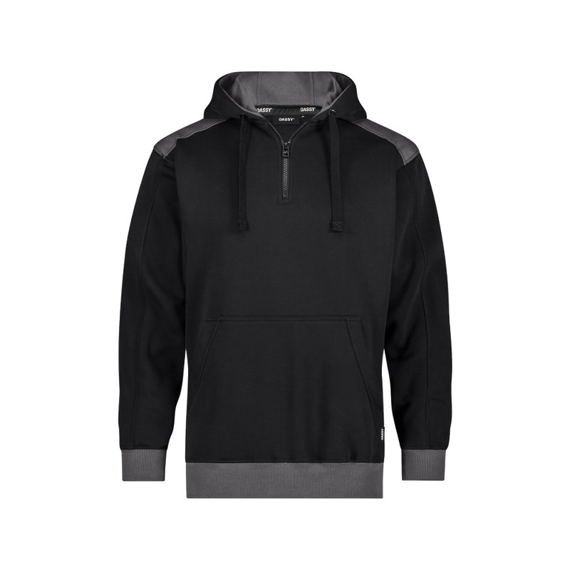 dassy-d-fx-flex-indy-next-sweater-met-kap-zwart-antraciet