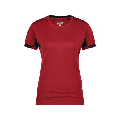 dassy-d-fx-flex-nexus-next-dames-t-shirt-voor-dames-rood-zwart