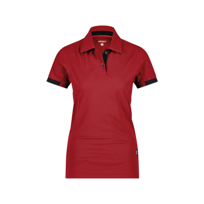 dassy-d-fx-flex-traxion-next-dames-polo-rood-zwart
