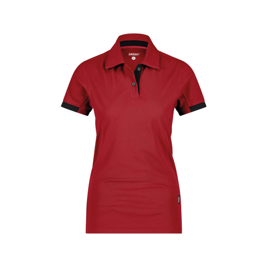 dassy-d-fx-flex-traxion-next-dames-polo-rood-zwart
