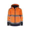 dassy-hivis-malaga-dames-hogezichtbaarheidssoftshelljas-oranje-navy