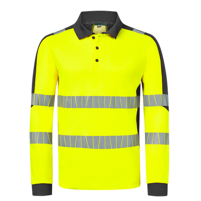 havep-high-visibility-polo-10079-geel-charcoal