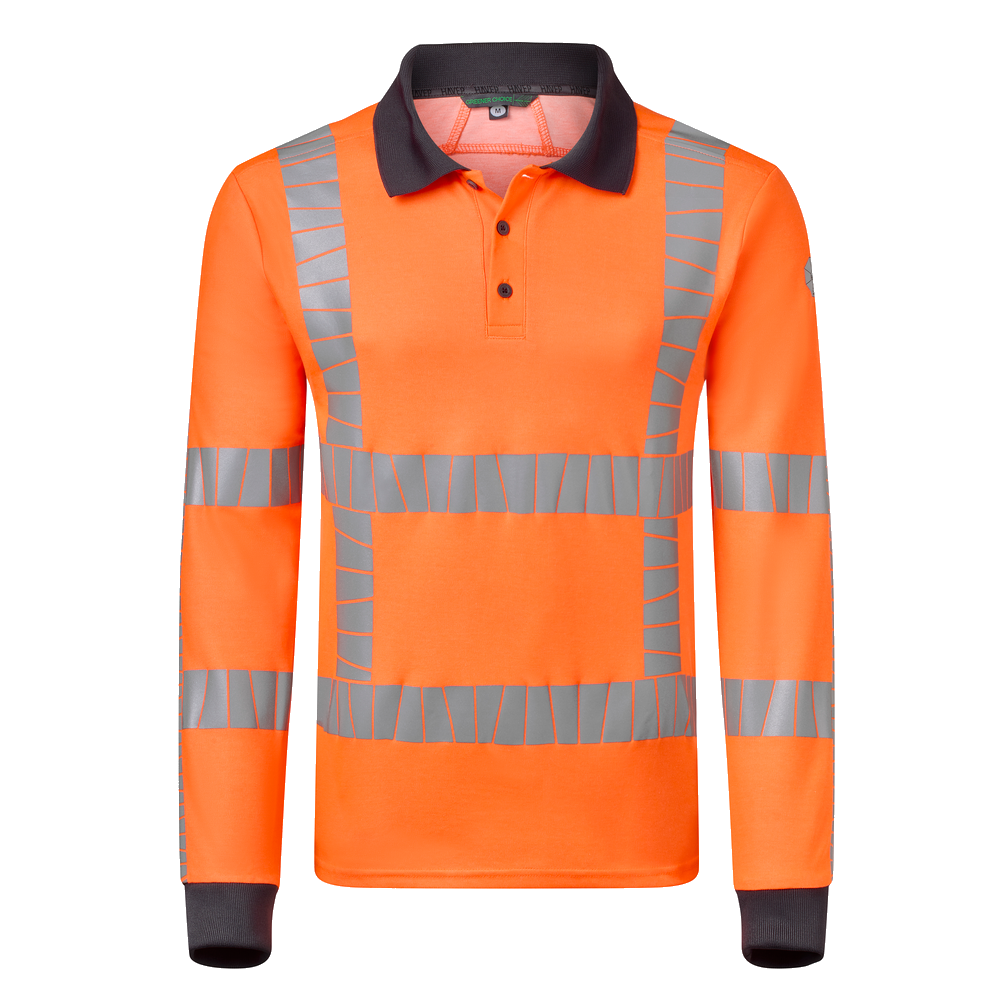 havep-rws-hi-vis-polo-10083-oranje-charcoal