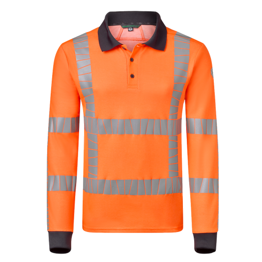 havep-rws-hi-vis-polo-10083-oranje-charcoal