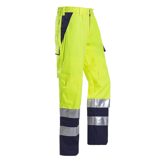 sioen-013v-royan-broek-geel-navy