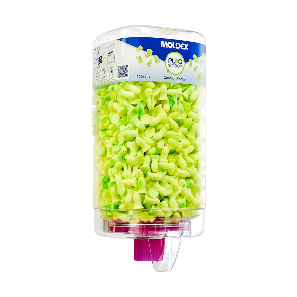 moldex-contours-745301-dispenser-met-500-paar-small-35-dba-groen