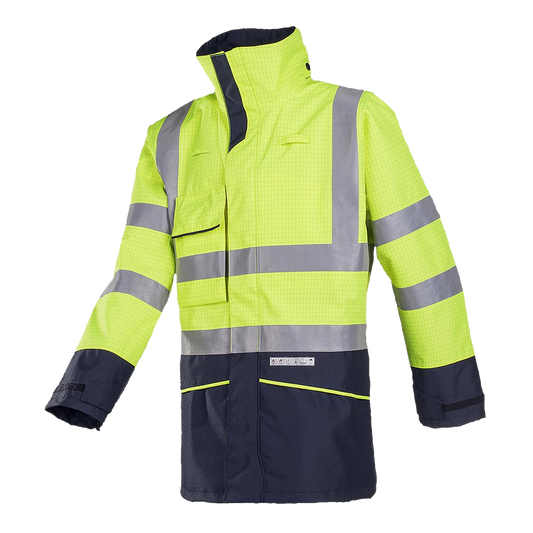 sioen-7223-hedland-parka-geel-navy