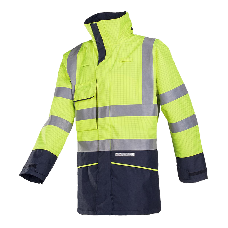 sioen-7223-hedland-parka-geel-navy