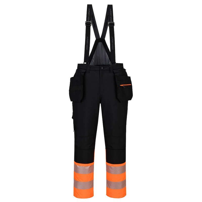 portwest-dx4-hi-vis-class-1-winter-bib-and-brace-oranje-zwart-front