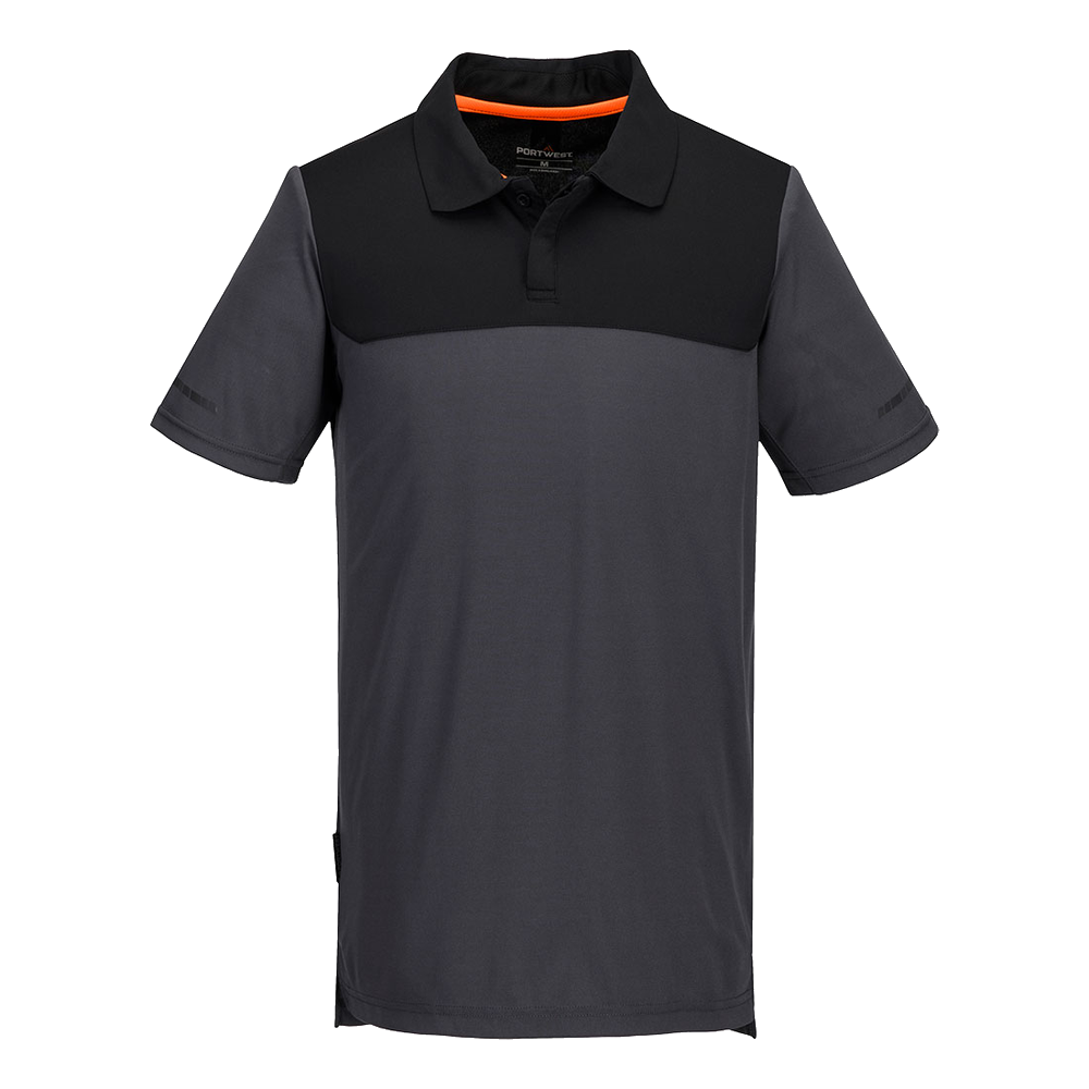 portwest-ev4-lightweight-polo-shirt-s-s-staalgrijs