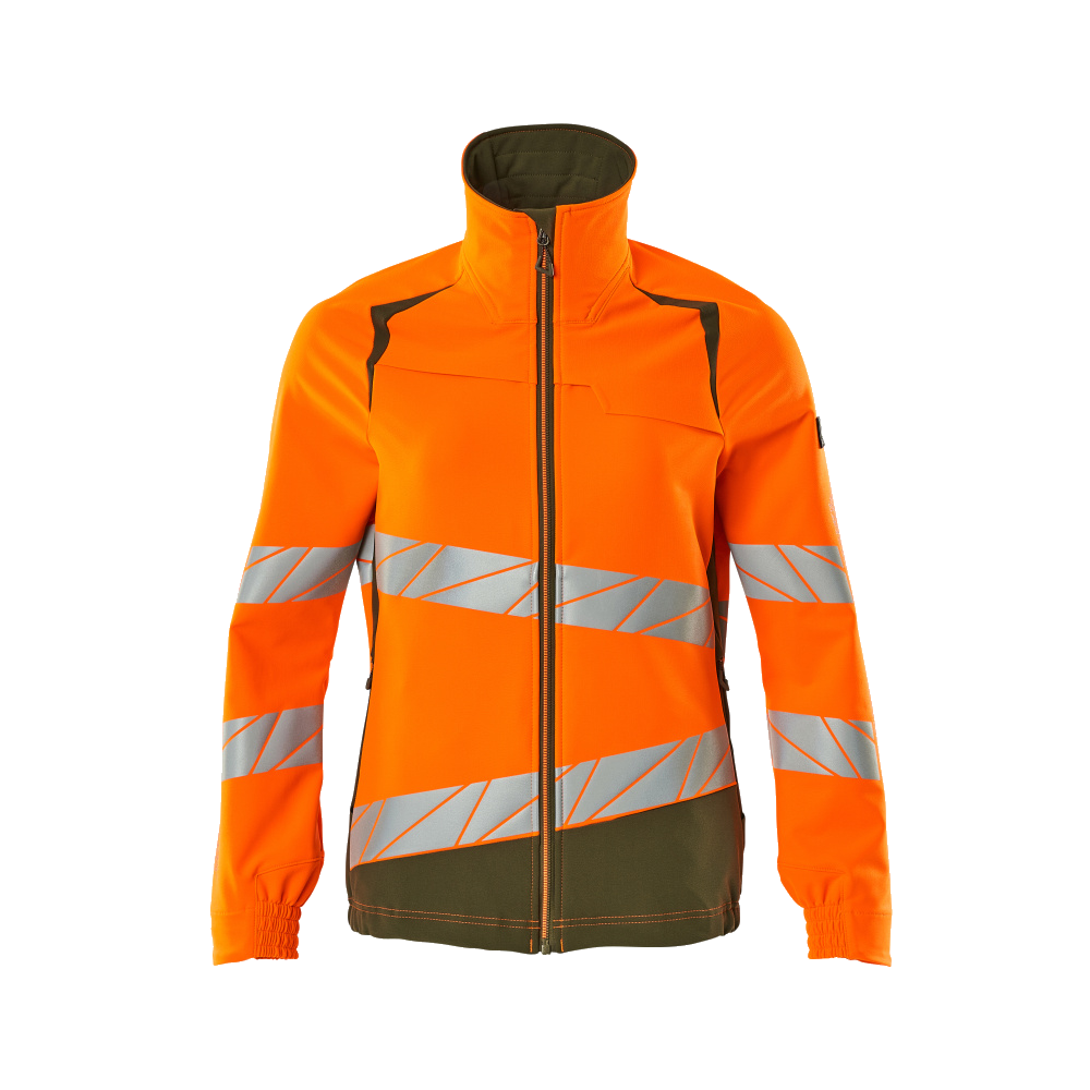 mascot-accelerate-safe-dames-werkjas-oranje-mosgroen