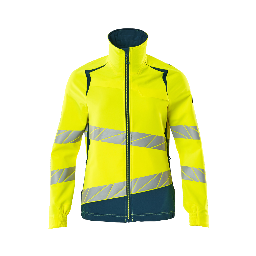 mascot-accelerate-safe-dames-werkjas-geel-donkerpetrol