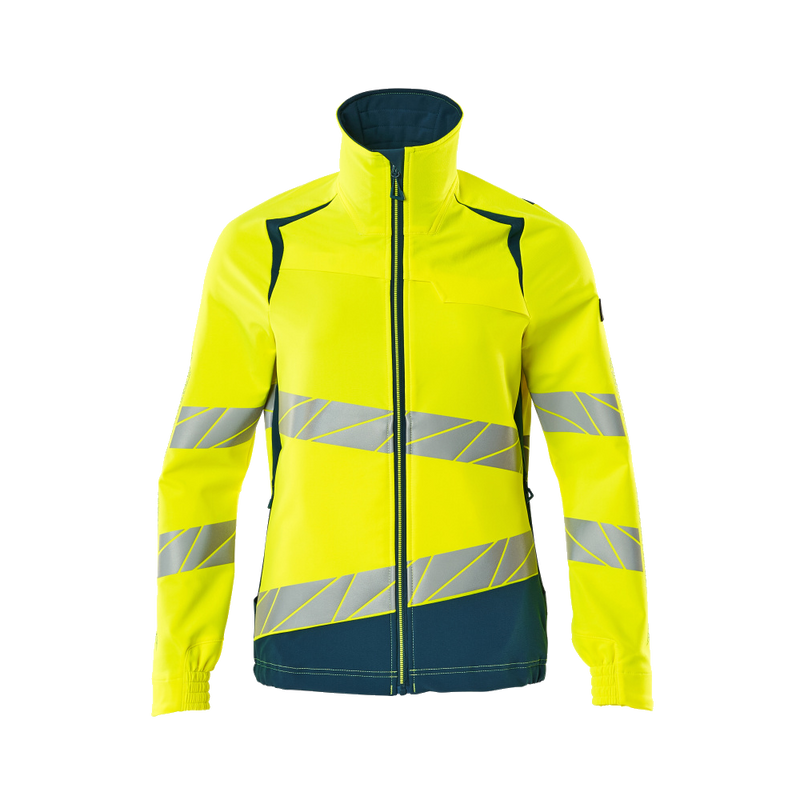 mascot-accelerate-safe-dames-werkjas-geel-donkerpetrol