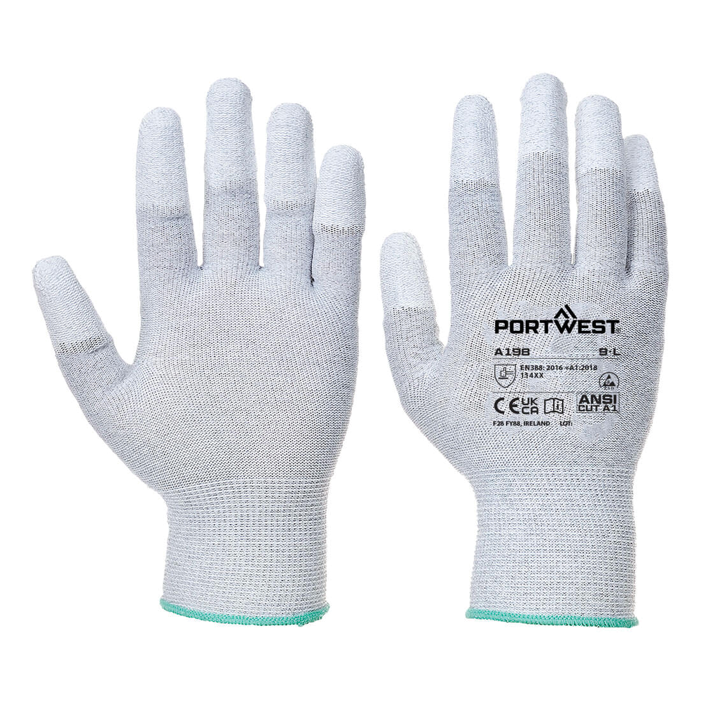 portwest-esd-13-pu-fingertip-essential-12pr-grijs