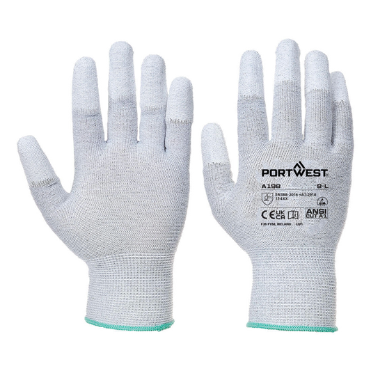 portwest-esd-13-pu-fingertip-essential-12pr-grijs