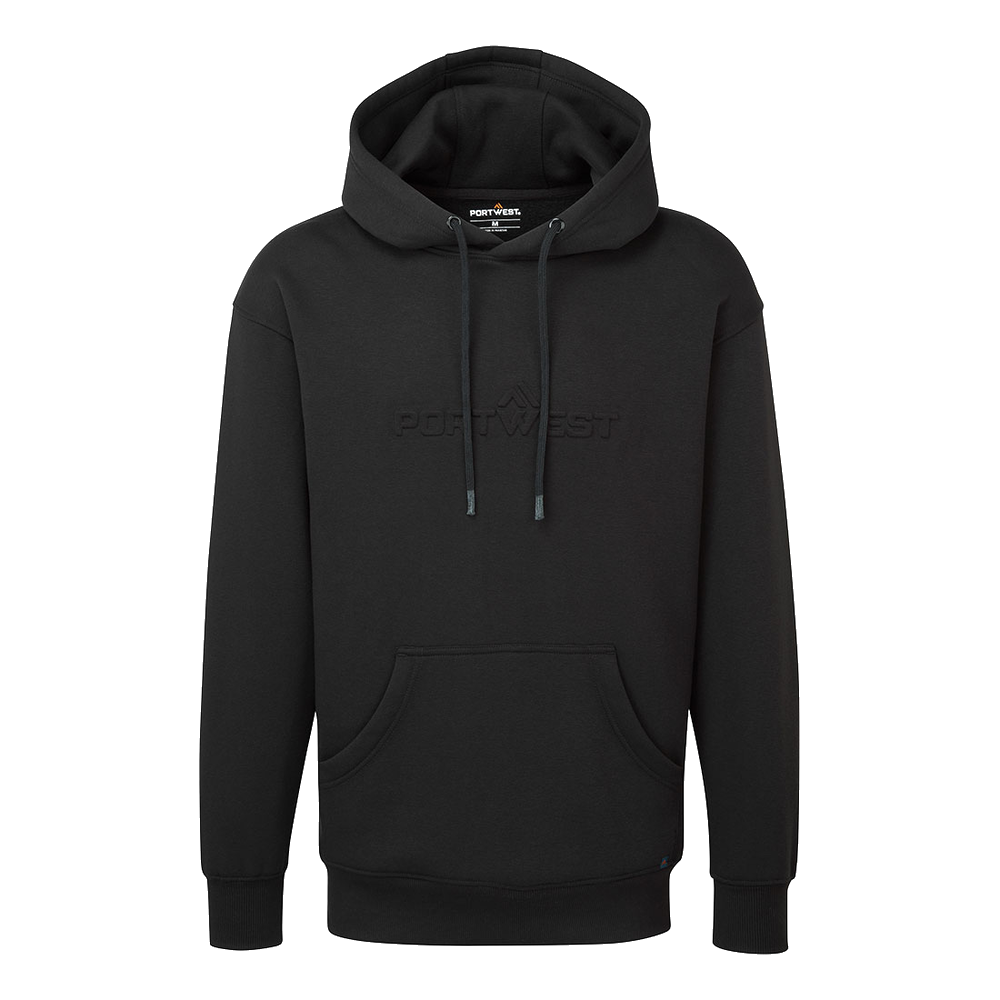 portwest-portwest-embossed-hoodie-zwart