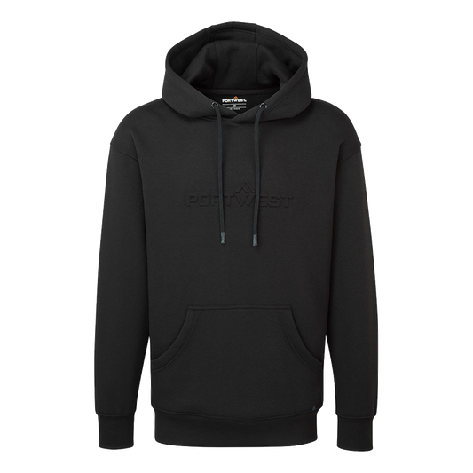 portwest-portwest-embossed-hoodie-zwart